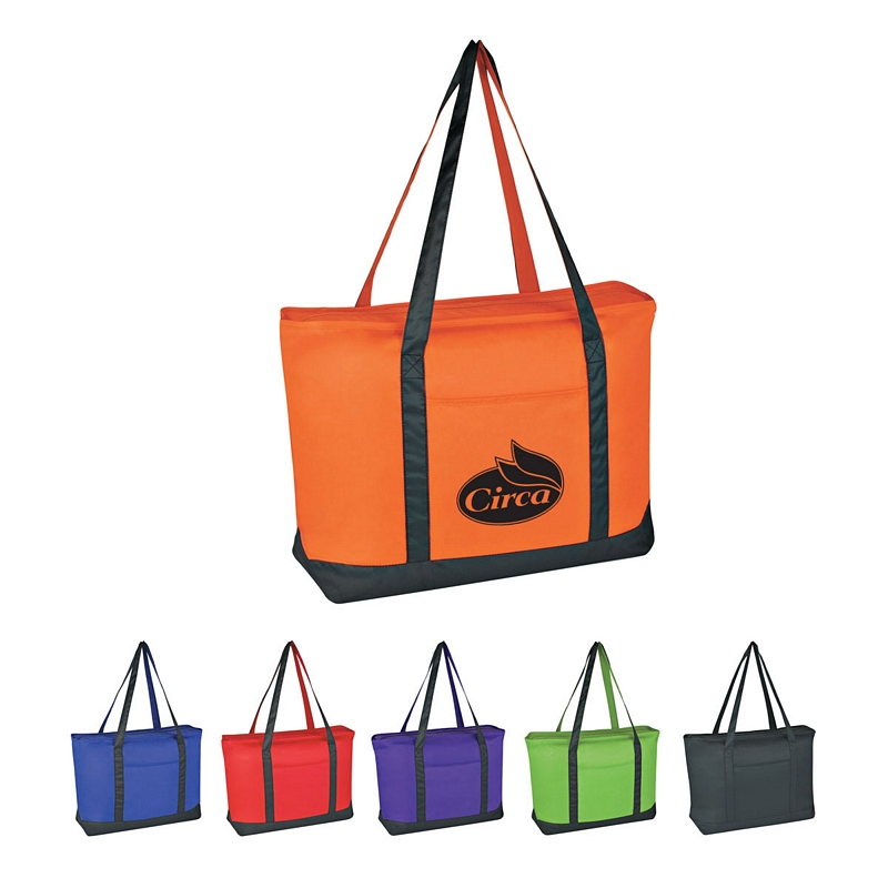 Promotional Tote Bags: Customized Large Value Boat Tote Bag