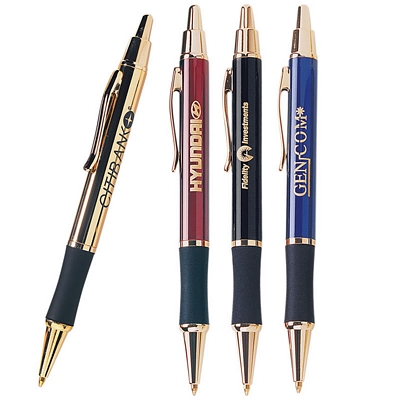 Promotional Monaco Gold Executive Pen | Customized Metal Retractable ...
