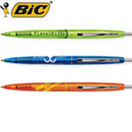 Customized Pens: BIC Clic Clear Pens with Chrome Trim