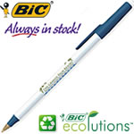 Customized Pens: BIC Round Stic Ecolutions Pen Recycled Pen
